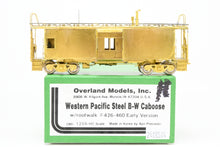 Load image into Gallery viewer, HO Brass OMI - Overland Models, Inc. WP - Western Pacific Steel Bay Window Caboose w/ Roof Walk #426-460 Early Version