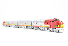 Load image into Gallery viewer, HO Brass Oriental Limited ATSF - Santa Fe EMD F3 Phase II/III 1500 HP A/B/B/A Set Factory Plated and Painted