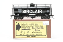 Load image into Gallery viewer, HO Brass W&R - W&R Enterprises SDRX - Sinclair Oil 6000 Gallon High Walkway Tank Car One Dome CP