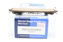 Load image into Gallery viewer, HOn3 Blackstone Models D&RGW - Denver & Rio Grande Western 30’ Flat Car Weathered No. 6013 Weathered