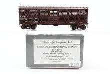 Load image into Gallery viewer, HO Brass CIL - Challenger Imports CB&Q - Burlington Route Class SM-16 36' Stock Car FP No. 59002