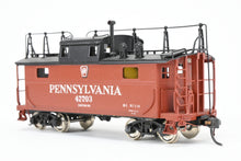 Load image into Gallery viewer, HO Brass Sunset Models PRR - Pennsylvania Railroad Class N5b Steel Cabin Car w/Antenna Pro-Painted