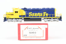 Load image into Gallery viewer, HO Brass E&P Associates ATSF - Atchison Topeka And Santa Fe EMD SD-40-2 w/116'' Nose FP Lettered No Number w/Q Fans Later Version