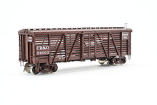 Load image into Gallery viewer, HO Brass CIL - Challenger Imports CB&Q - Burlington Route Class SM-16 36' Stock Car FP No. 59002