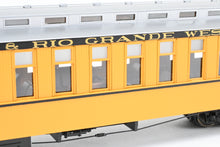 Load image into Gallery viewer, On3 Brass PSC - Precision Scale Co. D&RGW - Denver & Rio Grande Western Closed Vestibule Coach, Factory Painted No. 319, 1950's-1960's "Silverton" Scheme