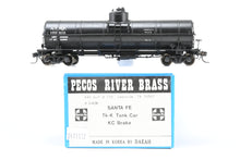 Load image into Gallery viewer, HO Brass Pecos River Brass ATSF - Santa Fe Tk-K Tank Car Custom Painted #100610