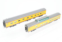 Load image into Gallery viewer, HO Brass CON TCY - The Coach Yard UP - Union Pacific and WAB - Wabash City of St. Louis 10-Car Set Train #9 Westbound FP