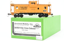 Load image into Gallery viewer, HO Brass CON OMI - Overland Models, Inc. D&RGW - Denver & Rio Grande Western Wide vision Caboose 1500 Class CP in Orange Numbered 01459