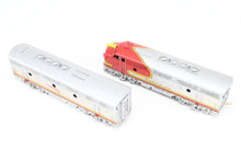 Load image into Gallery viewer, HO Brass Oriental Limited ATSF - Santa Fe EMD F3 Phase II/III 1500 HP A/B/B/A Set Factory Plated and Painted