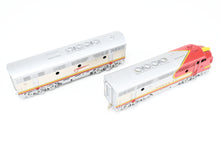 Load image into Gallery viewer, HO Brass Oriental Limited ATSF - Santa Fe EMD F3 Phase II/III 1500 HP A/B/B/A Set Factory Plated and Painted