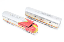 Load image into Gallery viewer, HO Brass Oriental Limited ATSF - Santa Fe EMD F3 Phase II/III 1500 HP A/B/B/A Set Factory Plated and Painted