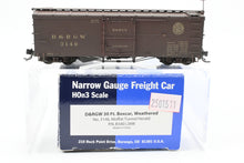 Load image into Gallery viewer, HOn3 Blackstone Models D&RGW - Denver & Rio Grande Western 30' Box Car Moffat Tunnel No. 3146 Weathered