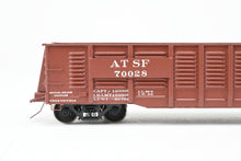Load image into Gallery viewer, HO Brass OMI - Overland Models, Inc. ATSF - Santa Fe 100 Ton Gondola Pro-Painted No. 70028