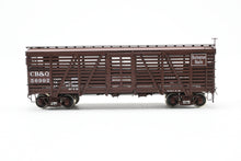 Load image into Gallery viewer, HO Brass CIL - Challenger Imports CB&Q - Burlington Route Class SM-18 36' Stock Car FP No. 56992