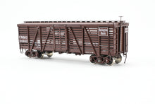 Load image into Gallery viewer, HO Brass CIL - Challenger Imports CB&Q - Burlington Route Class SM-18 36' Stock Car FP No. 56992