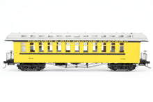 Load image into Gallery viewer, On3 Brass PSC - Precision Scale Co. D&RGW - Denver & Rio Grande Western Open End Coach, Custom Painted No. 312 "Silverton Scheme" ISSUES AS-IS