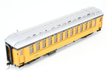 Load image into Gallery viewer, On3 Brass PSC - Precision Scale Co. D&RGW - Denver & Rio Grande Western Closed Vestibule Coach, Factory Painted No. 327, 1950's-1960's "Silverton" scheme