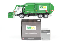 Load image into Gallery viewer, 1:34th Scale CON First Gear Waste Management Front End Loader Trash Truck w/ Dumpster