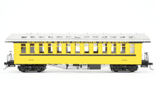 Load image into Gallery viewer, On3 Brass PSC - Precision Scale Co. D&RGW - Denver & Rio Grande Western Open End Coach, Custom Painted No. 312 "Silverton Scheme" ISSUES AS-IS