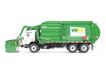 Load image into Gallery viewer, 1:34th Scale CON First Gear Waste Management Front End Loader Trash Truck w/ Dumpster