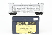 Load image into Gallery viewer, HO Brass CON Pecos River Brass "Premier Model" USNX - United States Navy Helium Car (Original Version) W/Helium Tanks, FP No. 1043