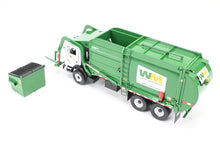 Load image into Gallery viewer, 1:34th Scale CON First Gear Waste Management Front End Loader Trash Truck w/ Dumpster