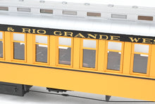 Load image into Gallery viewer, On3 Brass PSC - Precision Scale Co. D&RGW - Denver & Rio Grande Western Closed Vestibule Coach, Factory Painted No. 327, 1950's-1960's "Silverton" scheme
