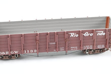 Load image into Gallery viewer, HOn3 Blackstone Models D&RGW - Denver & Rio Grande Western High Side Gondola Flying Grande Herald No. 1133