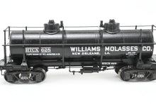 Load image into Gallery viewer, HO Brass W&R Enterprises Various Roads HTCX 10,000 Gallon 3-Dome Tank Car With High Walkway C/P Williams Molasses Co.