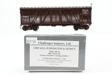Load image into Gallery viewer, HO Brass CIL - Challenger Imports CB&Q - Burlington Route Class SM-16 36' Stock Car FP No. 59408