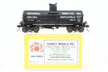 Load image into Gallery viewer, HO Brass Sunset Models PRR - Pennsylvania Railroad Class TM8 Single Dome Tank Car C/P National Zinc w/ Modified Details