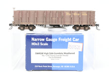 Load image into Gallery viewer, HOn3 Blackstone Models D&RGW - Denver & Rio Grande Western High Side Gondola - Flying Grande Herald No. 1258, Weathered