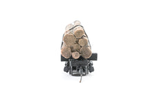 Load image into Gallery viewer, HOn3 Micro-Trains Various Roads 30’ Skeleton Log Car With Load