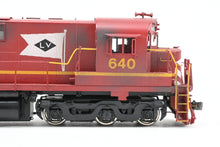 Load image into Gallery viewer, HO Brass Oriental Limited LV - Lehigh Valley C-628 Red Scheme FP and Lightly Weathered No. 640