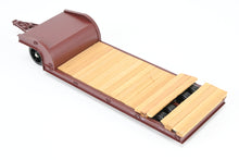 Load image into Gallery viewer, O On3 Brass The Car Works Various Roads Goose Neck Low Boy Logging Trailer FP Brown