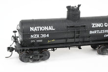 Load image into Gallery viewer, HO Brass Sunset Models PRR - Pennsylvania Railroad Class TM8 Single Dome Tank Car C/P National Zinc w/ Modified Details
