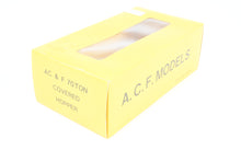 Load image into Gallery viewer, HO Brass Sunset Models or ACF Models Various Roads AC&F 70-Ton Covered Hopper FP Black Unlettered