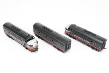 Load image into Gallery viewer, HO Brass Oriental Limited SP - Southern Pacific EMD F3A/F3B/F3A 1500 HP Phase II/II Set Factory Painted Black Widow