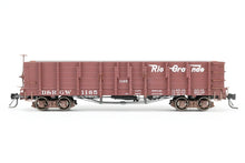 Load image into Gallery viewer, HOn3 Blackstone Models D&RGW - Denver & Rio Grande Western High Side Gondola Flying Grande Herald No. 1165