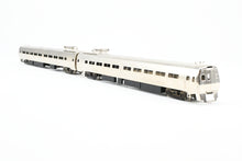 Load image into Gallery viewer, HO Brass Gem Models PC - Penn Central/Amtrak Budd "Metroliner" 2-Car Set (1 Powered/1 Dummy) Factory Plated, Unlettered