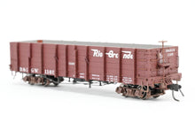 Load image into Gallery viewer, HOn3 Blackstone Models D&RGW - Denver & Rio Grande Western High Side Gondola Flying Grande Herald No. 1165