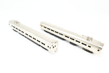 Load image into Gallery viewer, HO Brass Gem Models PC - Penn Central/Amtrak Budd "Metroliner" 2-Car Set (1 Powered/1 Dummy) Factory Plated, Unlettered