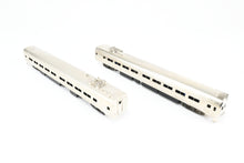 Load image into Gallery viewer, HO Brass Gem Models PC - Penn Central/Amtrak Budd "Metroliner" 2-Car Set (1 Powered/1 Dummy) Factory Plated, Unlettered