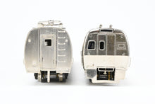 Load image into Gallery viewer, HO Brass Gem Models PC - Penn Central/Amtrak Budd "Metroliner" 2-Car Set (1 Powered/1 Dummy) Factory Plated, Unlettered