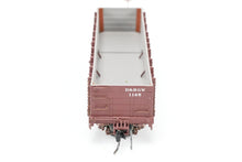 Load image into Gallery viewer, HOn3 Blackstone Models D&RGW - Denver & Rio Grande Western High Side Gondola Flying Grande Herald No. 1165