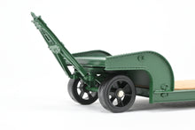 Load image into Gallery viewer, O On3 Brass The Car Works Various Roads Goose Neck Low Boy Logging Trailer FP Green