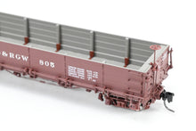 Load image into Gallery viewer, HOn3 Blackstone Models D&RGW - Denver & Rio Grande Western Drop Bottom Gondola Moffat Tunnel Herald No. 805