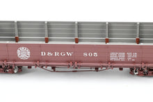 Load image into Gallery viewer, HOn3 Blackstone Models D&RGW - Denver & Rio Grande Western Drop Bottom Gondola Moffat Tunnel Herald No. 805