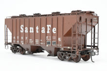 Load image into Gallery viewer, HO Brass OMI - Overland Models, Inc. ATSF - Santa Fe P/S 2-Bay Covered Hopper CP #350099
