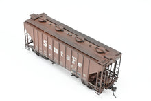 Load image into Gallery viewer, HO Brass OMI - Overland Models, Inc. ATSF - Santa Fe P/S 2-Bay Covered Hopper CP #350099